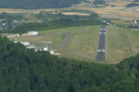 flugplatz edqc landung 12
